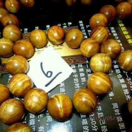 正品四川金丝楠木手串金丝楠佛珠手錬满金丝水波纹金丝楠手串饰品