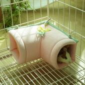 小宠窝仓鼠金丝熊蜜袋鼯吊床挂窝荷兰猪兔子角落隧道窝保暖躲避屋