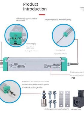 进口Jeffrey Gefran数字尺Ltc-M Ltm150 225注塑机拉杆位移传感器