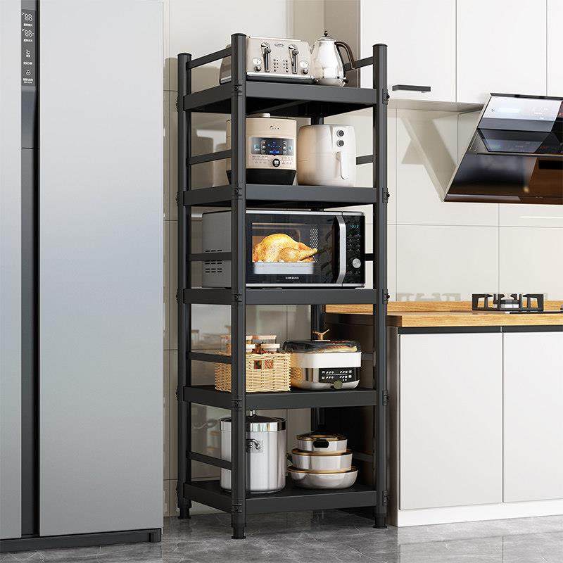 钢制厨房夹缝置物架加厚多层落地收纳层架锅架整体橱柜侧窄缝隙微,厨房/烹饪用具,微波炉置物架,淘宝优惠券,粉丝福利购,淘宝优惠卷