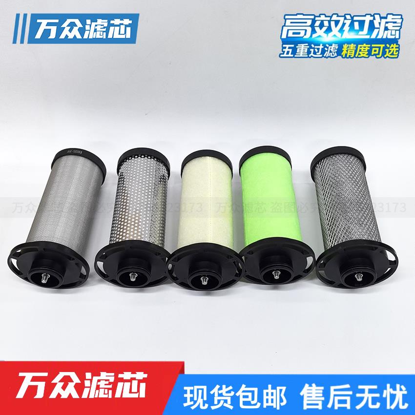 激光切冷干机压缩空气管道精密过滤器滤芯E035-PF/AO/AA/AX/AC