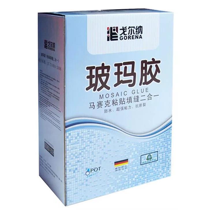 中性玻玛胶 马赛克玻璃辅料黏贴填缝美缝二合一游泳池玻玛胶