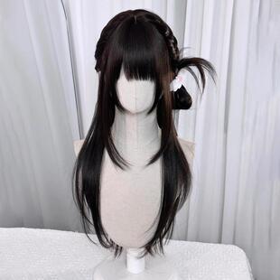 【漫画女主】星晴假发女长直发高层次日系少女jk黑长直彷真全头套