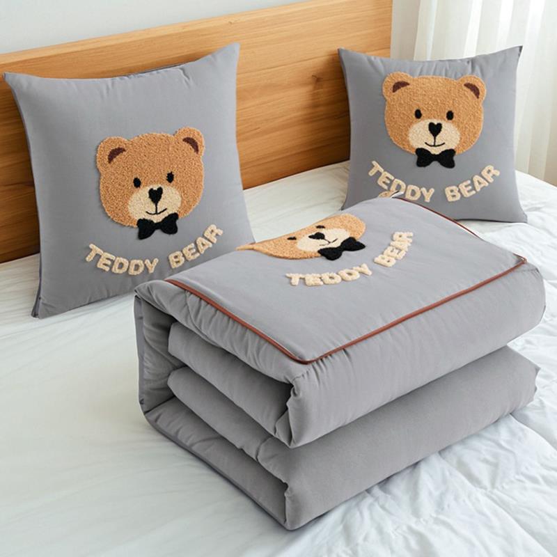 折叠抱枕被子两用汽车二合一枕头办公室加厚靠枕头车载午睡空调毯