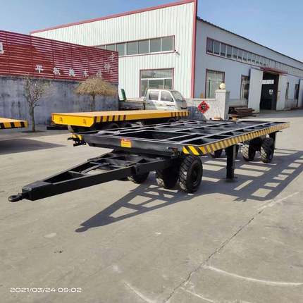 10轮框架拖车6000*2400骨架运输拖车发电机组拖车牵引平板拖车