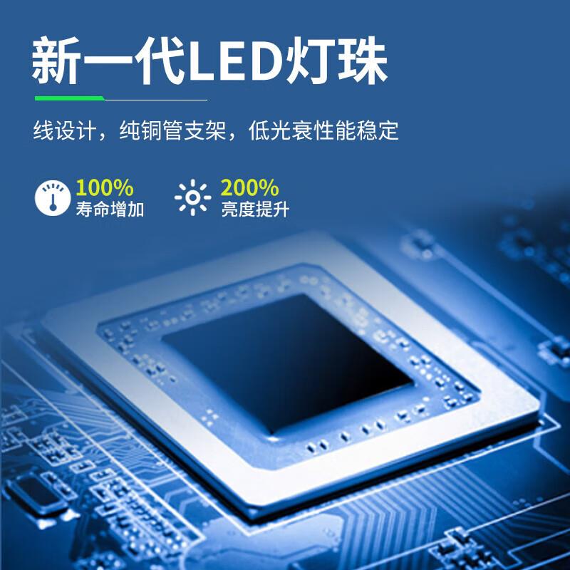 超亮足瓦led工矿灯工厂车间吊灯100W200W300瓦仓库工业照明厂房灯