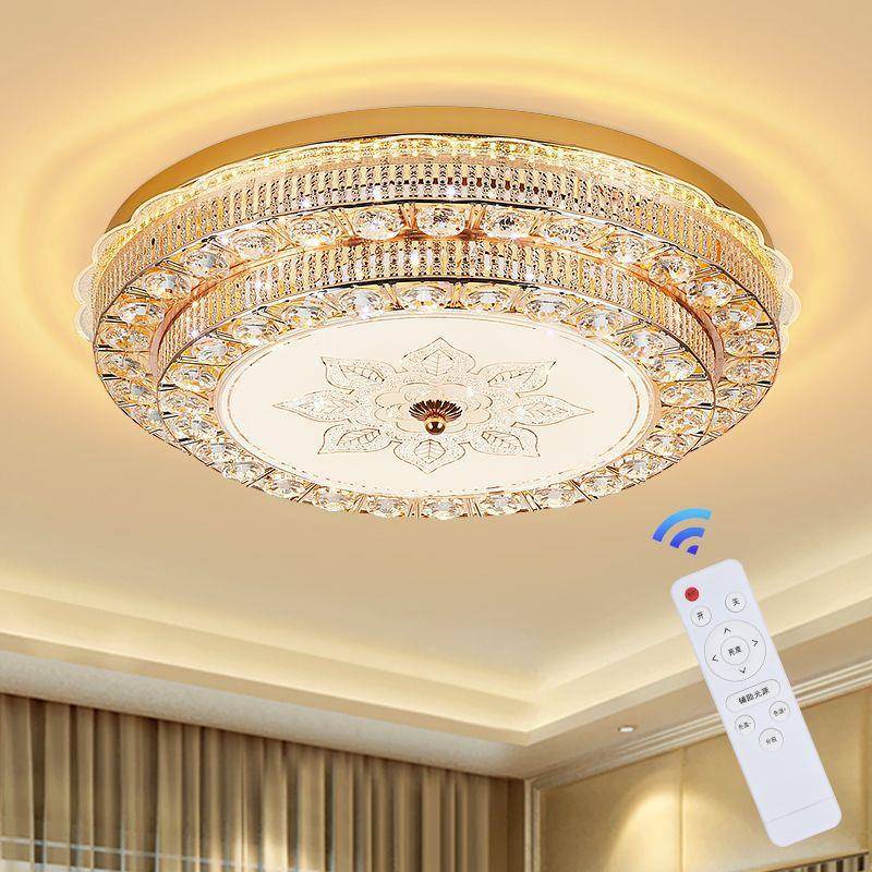 l4138e吸d眼顶灯中山灯具护厂家直销客厅灯高端气大水晶吸顶灯节