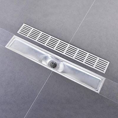 出口浴锈室30295364不钢地漏防臭卫生间淋房长方量形大排条形下浴