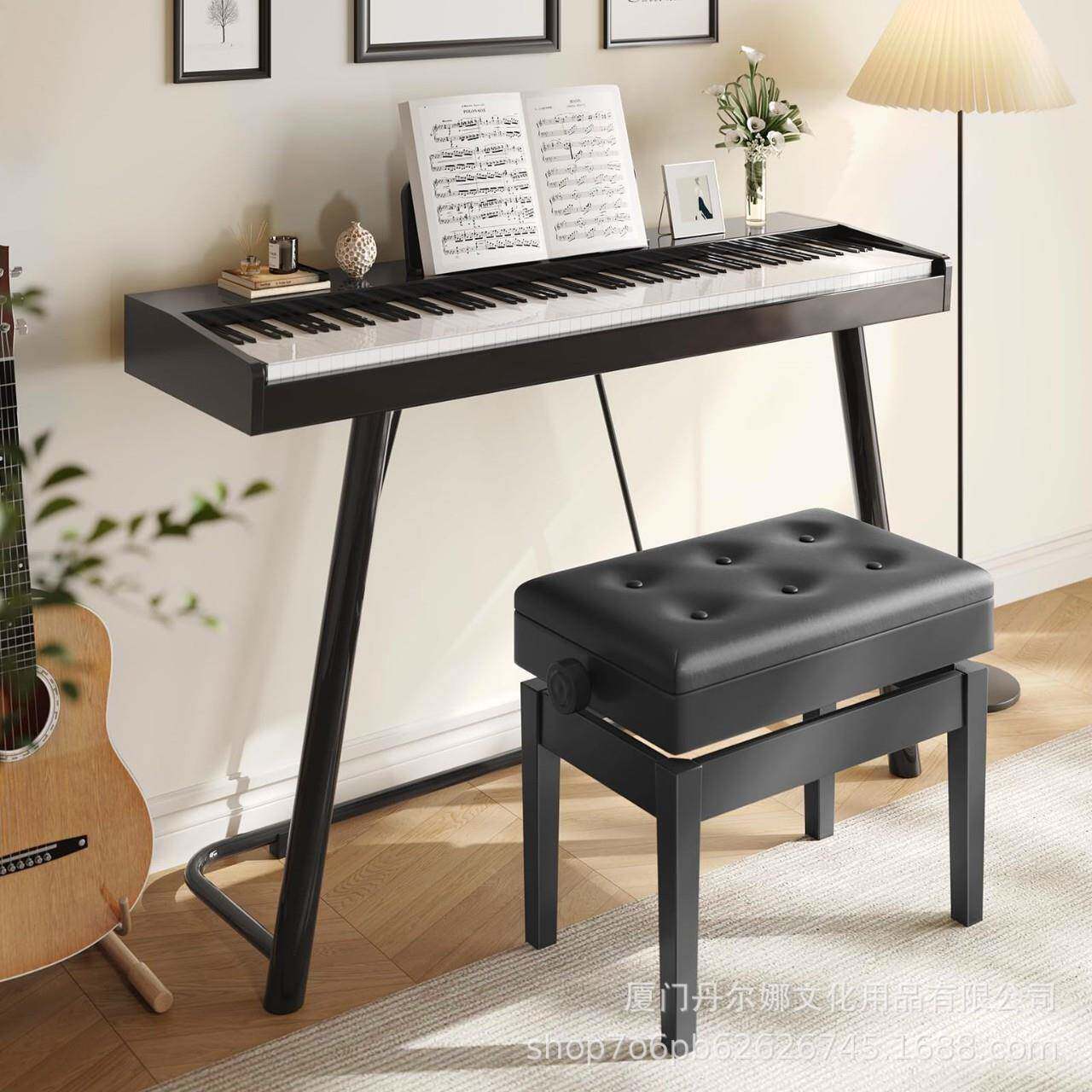 厂家钢琴成凳可升降调节儿专古用实木款LZY单童人筝凳子人电钢琴
