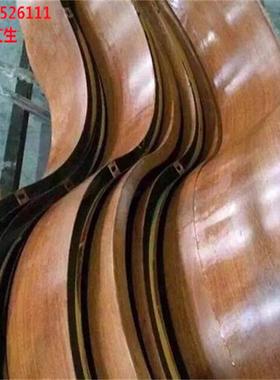 室弧内热转印木纹异型铝方通波2浪异型mBH168铝方通.0m白色形铝方