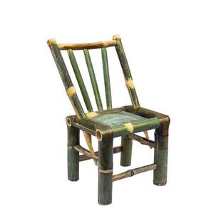 竹阳椅椅子靠背椅餐复古老式高竹子椅子手工编织藤椅台竹凳子TPB