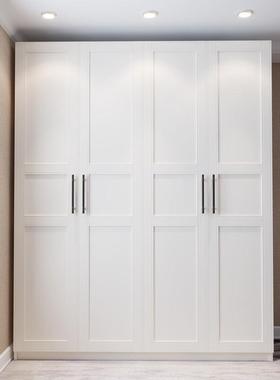W衣柜现代简约用卧室白色柜子家实木质OZH7新款2025门成品六大衣