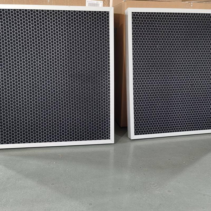 空颗粒活性气过滤器颗粒活性过滤炭网活性炭过蜂滤板窝车间废气过