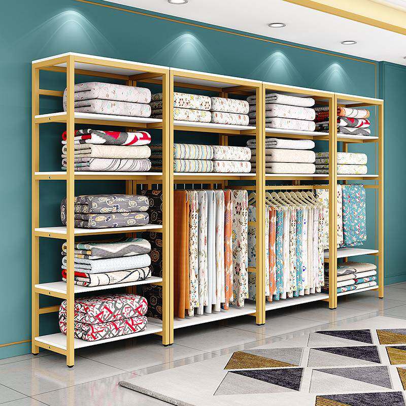 家纺床上用无品牌/货架展示架四件套被芯被子店枕料头布货架展架