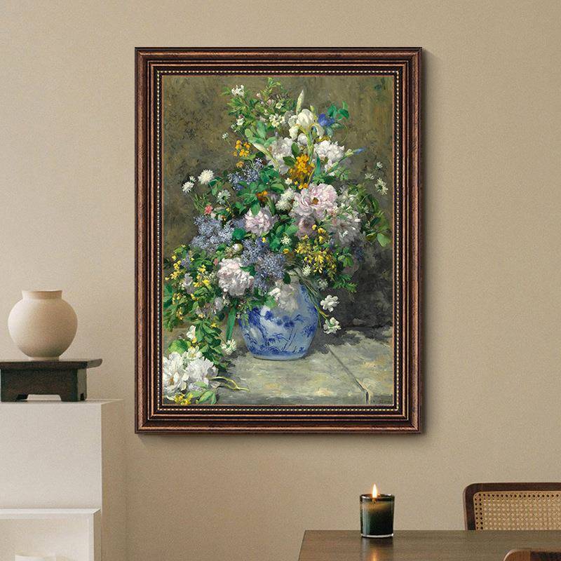 玄关版厅美式竖装饰画入简美餐复古风户墙DY845926挂画