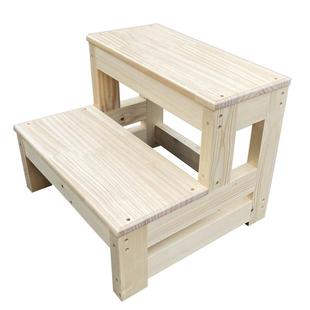 Q6I1实木家用梯2步楼梯阳台阶梯子踏步登高窗台阶脚踏3小双层