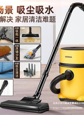 春用花吸尘器家室内大拖IIX吸力大功率小窗槽美缝地一体型吸尘机