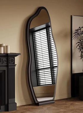 家用穿衣16836试高化妆镜颜古值全身落地衣式穿衣镜复简约中式风