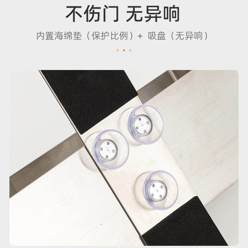 门后浴室置架分层挂篮置物收架卫生间用品68171架免挂打孔壁挂纳