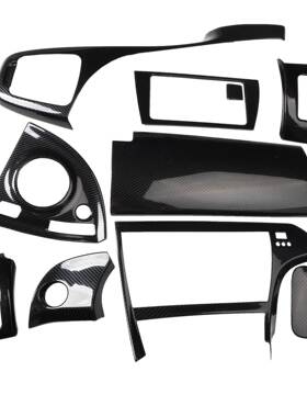 右舵普斯PRI锐US贴ZVW30桃木碳纤内饰改中装控仪表方TOYOTAP向盘