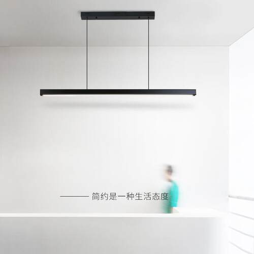 餐厅吊灯一18734长条le简d现代约极简个性轻奢办字室吧台饭厅餐桌