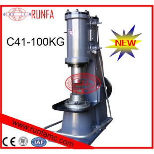 厂家直销C41-100KG单体电动铁匠铁艺锻打空气热锻锤