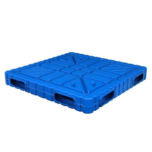 吹塑双面一体塑料托盘叉车周转塑胶卡板栈板N平面加厚防潮垫板厂