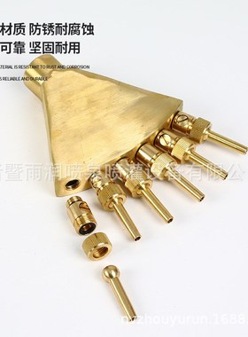 供应凤尾喷泉喷m头 铜喷头 景观喷泉喷头 庭院喷头