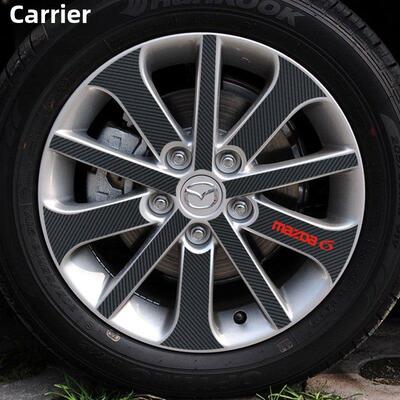 马自达马6专用轮毂装饰贴 汽车改装贴纸车轮圈改色膜