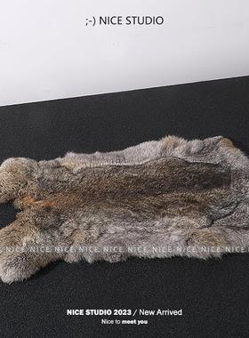 【兔毛装饰毯】样板间衣帽间摆件毛垫梳妆台装饰品衣柜装饰品