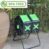 宜杰免翻堆好氧堆肥桶带支架户外庭院园艺堆肥桶发酵桶自制有机肥