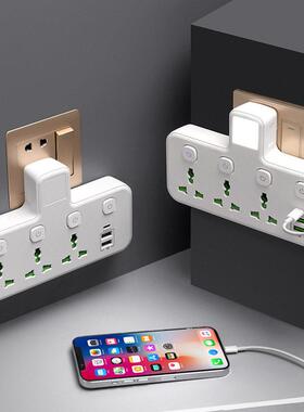 跨境110V转换头英、美、泰、澳标准插头排插座配c型充电插头夜灯