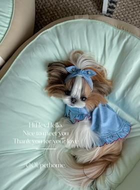 【OU】宠物窝原创夏季冰丝狗猫窝垫「miu色系」可拆洗非偏包顺丰