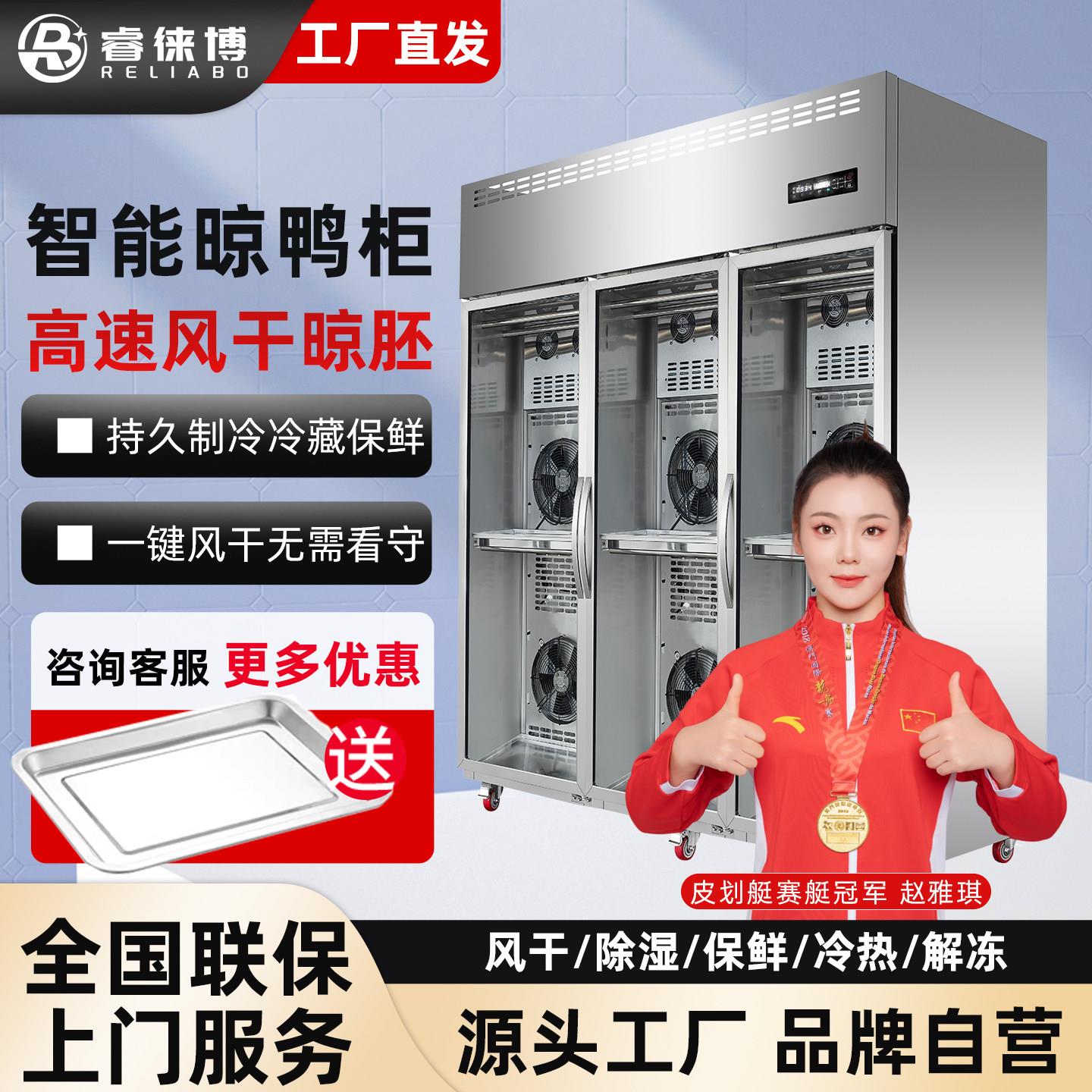 睿徕博智能晾鸭柜商用烧鹅乳鸽烘干机解冻烤鸭风干保鲜除湿晾胚柜