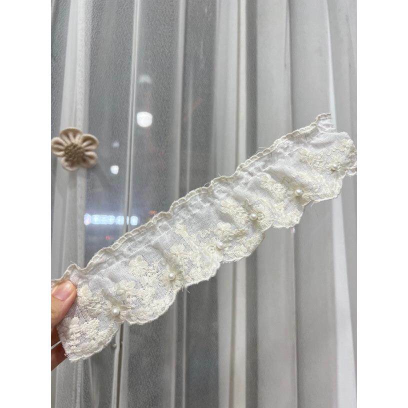新网眼蕾丝宽边双面婚礼包边纱布外套裙子窗帘手工DIY配件