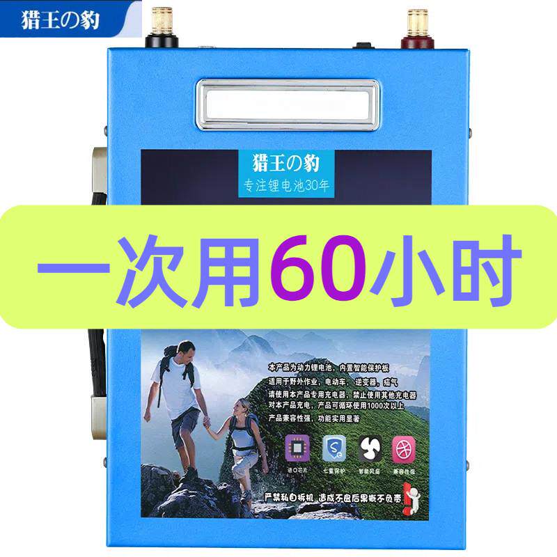 12V锂电池大容量80安100an大功率动力聚合物户外超轻磷酸铁锂电瓶
