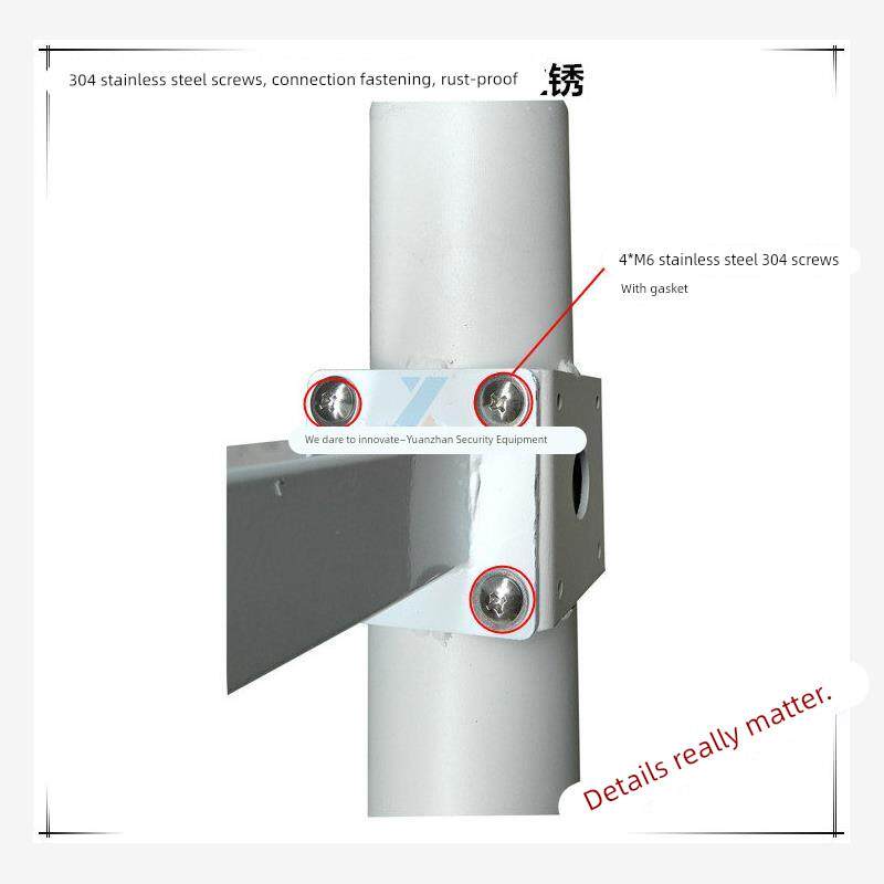 监控立杆3米小区立杆支架室外3.5米摄像头监控杆4米广东立柱厂家