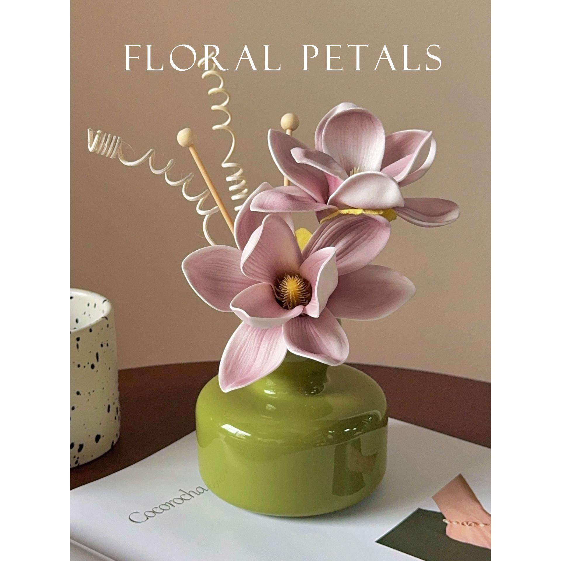 芬兰玻璃扩香薰瓶迷你小花瓶桌面摆件装饰室内家用持久留香分装瓶