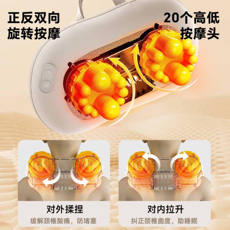 颈椎按摩器腰部背部肩膀脖子揉捏仪全身自动家用神器多功能按摩枕