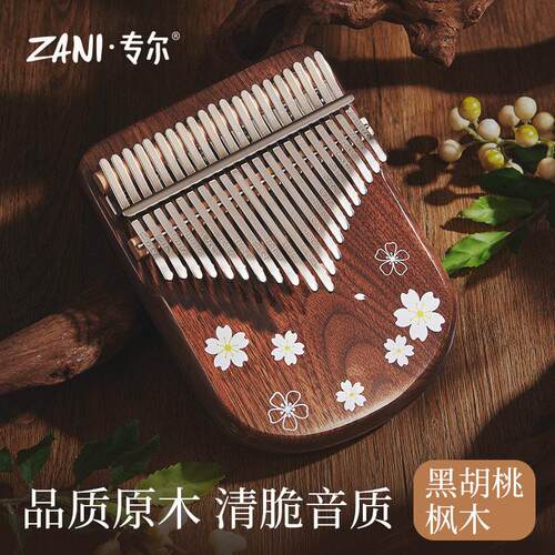 专尔21音拇指琴17音卡林巴琴kalimba手指乐器送全套配件