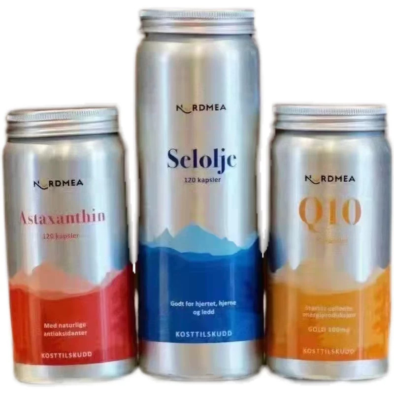 北欧三兄弟挪威NORDMEA挪美辅酶Q10海豹油虾青素组合套装心脑血管