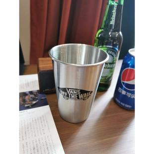 畅饮 VANS周边304不锈钢户外露营马克杯啤酒杯饮料杯水杯子 VANS