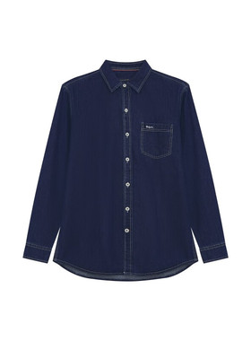 保罗彼得 专柜同款 男士舒适百搭日常休闲时尚长袖衬衫CWCC58810