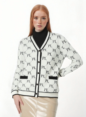 保罗彼得 专柜同款 女士舒适休闲日常百搭针织开衫MFCD39690