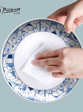 Picasso高档高颜值简约乔迁碗盘碟套装景德镇ins简约北欧陶瓷餐具