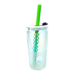 玻璃水杯家用高档轻奢随手杯咖啡杯 毕加索欧式