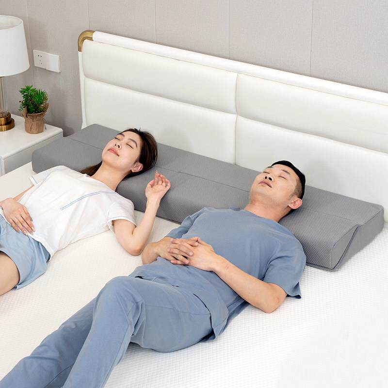 床头抬高软包靠背床间隙填充记忆棉双人长枕头1.5m加长护颈枕卧室