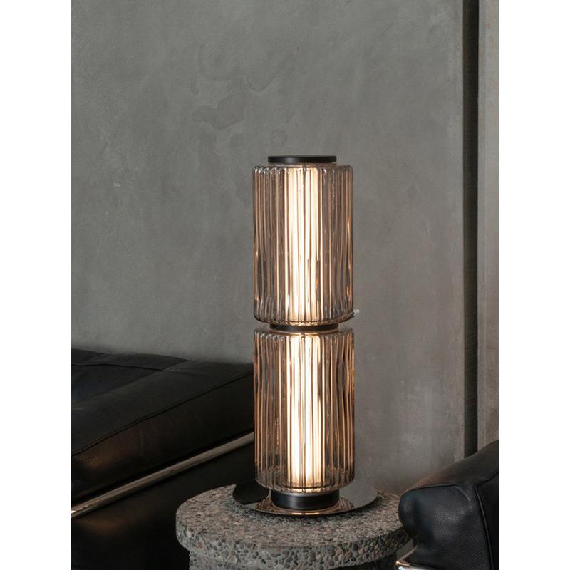 设计师新款轻奢客厅装饰落地灯北欧极简卧室餐厅样板房艺术玻璃灯