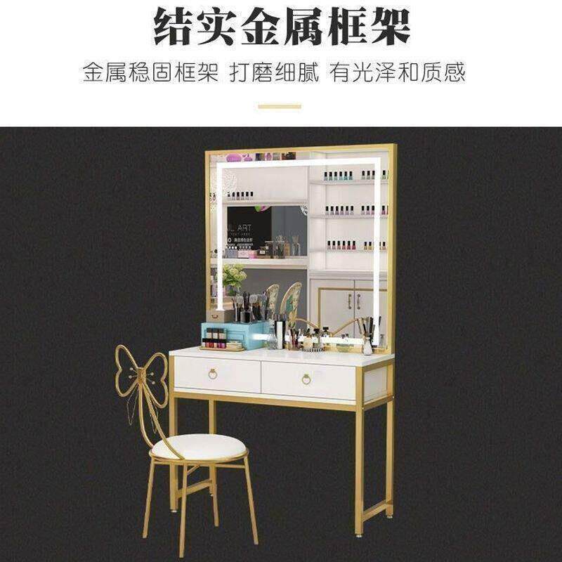 化妆台影楼专用带灯专业彩妆婚纱店学校化妆师化妆桌美容院梳妆台