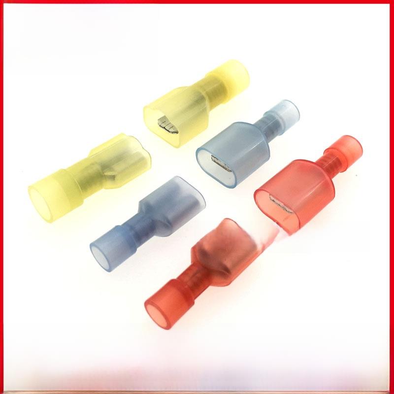 台湾Kst弹簧端子Fdfn1-250 Mdfn5 Fdfn2全插入6.3尼龙公母对接